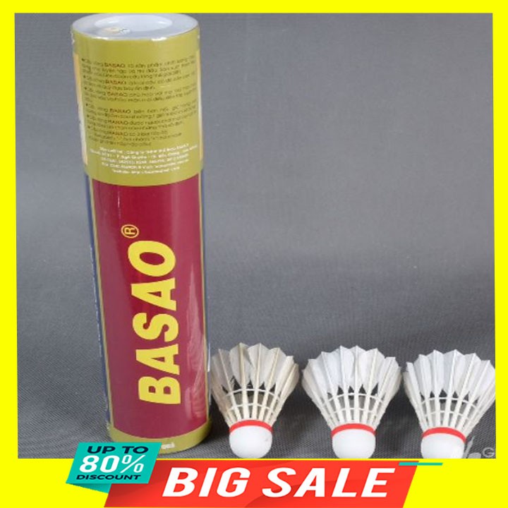 Cầu lông Basao 10 quả/ống để tập luyện thể thao
