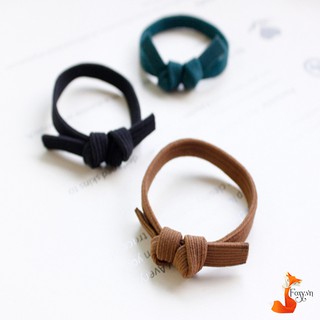 Cột tóc dây gút phong cách Hàn Quốc Foxy