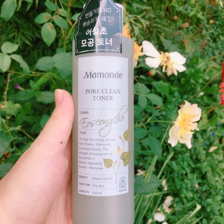 Combo 4 chai Toner Mamonde Diếp Cá Pore Clean Eoseongcho