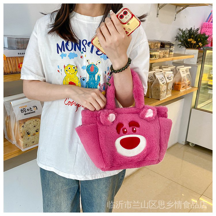 Túi Xách Len Cừu Thời Trang Mới Đáng Yêu Cho Nữ 2022