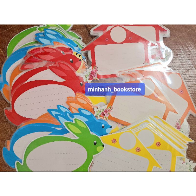 Set 5 nhà, 5 thỏ, bộ đồ dùng học tập Tìm nhà cho Thỏ dùng cho các môn