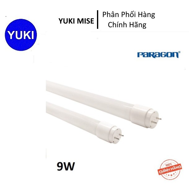 Combo 5 Bóng Đèn Led Tube T8 Dân Dụng Hai Đầu Paragon – 9W/ 18W – 6 Tấc/ 1.2M – Ánh Sáng Vàng/ Trung Tính/ Trắng