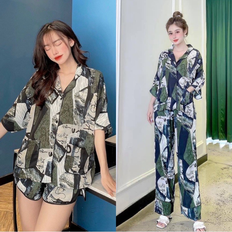 PIJAMA NGẮN-DÀI LỤA CÁNH DƠI CAO CẤP