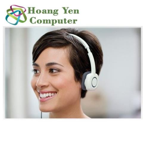 Tai Nghe Chụp Tai LOGITECH H150, Cho Máy Tính Bàn PC (2 Jack 3.5mm) - BH 2 Năm Chính Hãng