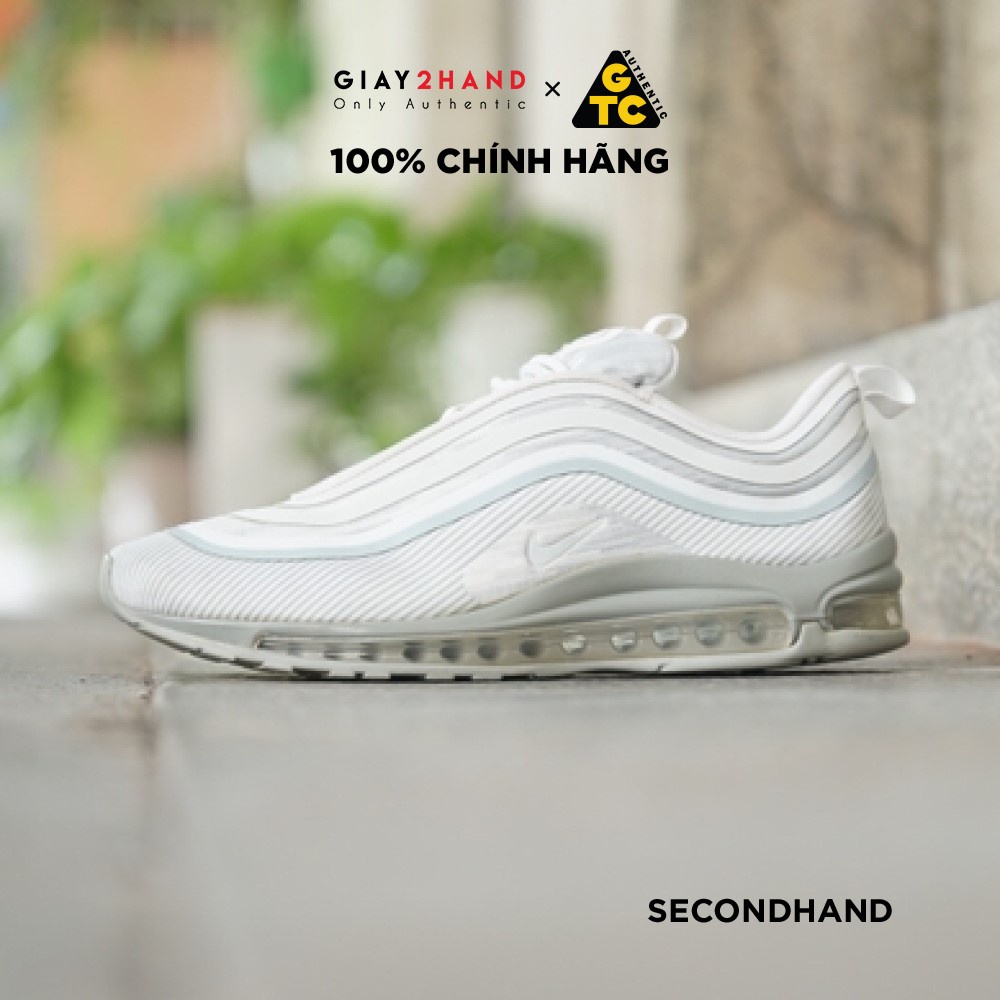 [Secondhand] Giày Thể Thao NIKE AIRMAX 97 ULTRA 17 PURE PLATINUM 3M 918356-008 CHÍNH HÃNG