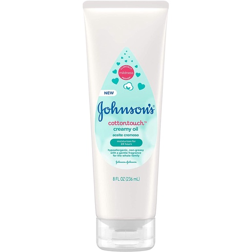 Dưỡng thể giữ ẩm da cho trẻ sơ sinh Johnson's CottonTouch Newborn Baby Face and Body Lotion 236ml/400ml (Mỹ)