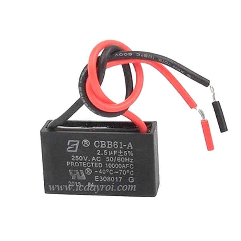 Tụ quạt 2,5uf 450VAC - Tụ quạt bàn, quạt trần, quạt treo tường