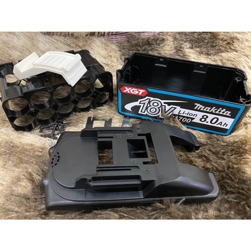 Vỏ mạch Makita 5s-2p 18V 8AH cell 21700 , Led báo pin, nhận sạc zin và có tem đáy. BN.