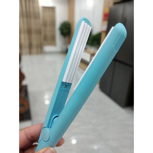 Máy dập xù tóc kiêm hàn túi mini maketime kèm hộp nhựa