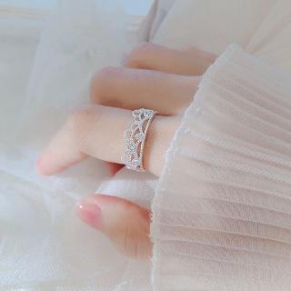Elegant Elegant Unique Crown 925 Silver Ring