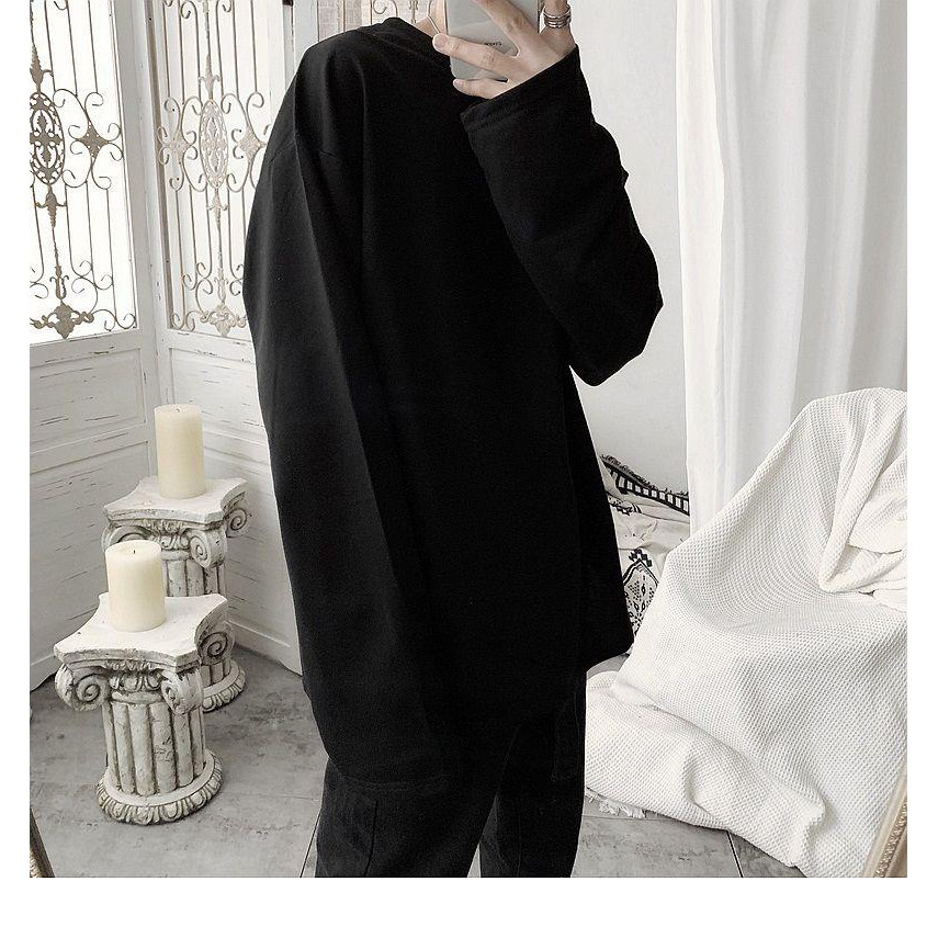 Áo thun Tay dài Sleeves BLACK and WHITE Basic Unisex