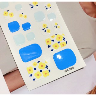 Miếng dán móng chân - Nail Wraps (22 miếng dán khô)