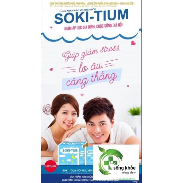 Soki-Tium- cải thiện giấc ngủ cho trẻ sơ sinh, dùng cho các bé hay khóc đêm, khó ngủ, chậm lớn