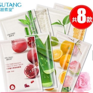 Mặt nạ bisutang hoa quả 8 vị cấp ẩm dương da nội địa trung