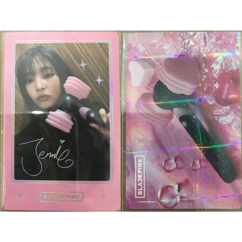 [Official] Blackpink Jennie | Card Jennie Blackpink Lightstick phiên bản 2 (bao gồm Toploader + sleeve)