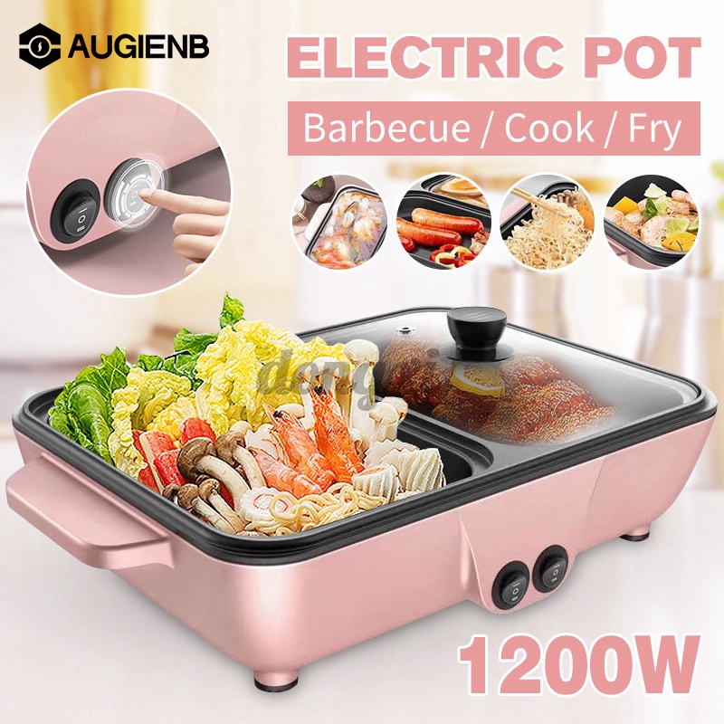 Bếp Nướng Bbq 2 Trong 1 1200w Đa Năng 220v
