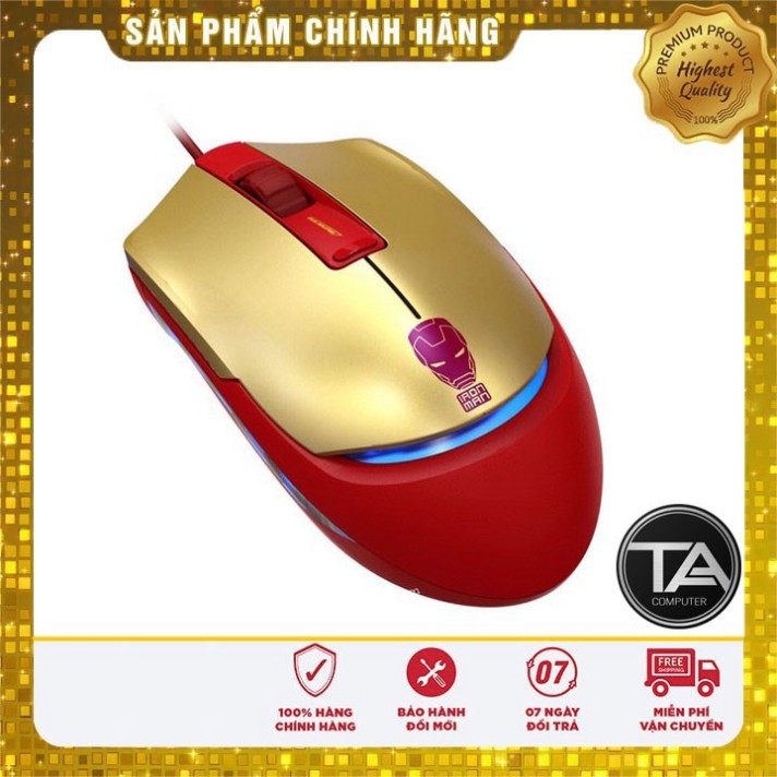 HSGD Chuột Gaming E-Blue EMS145 phiên bản Iron Man Có DPI - Bảo hành 12 tháng 44 N810