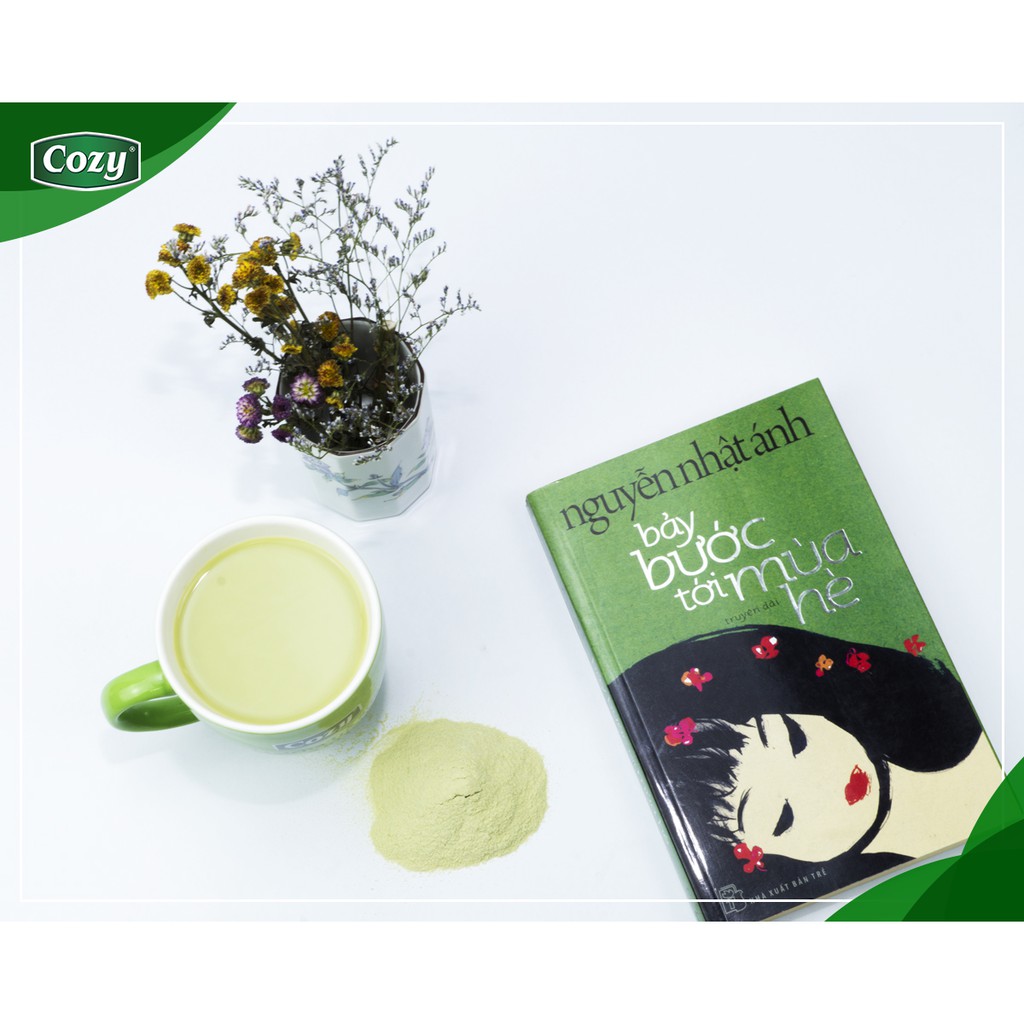 [Freeship] Trà sữa Matcha COZY 3 in 1 - Hộp 306gr (18 gói x 17gr)