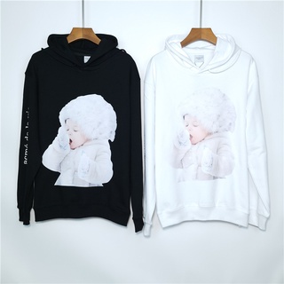 ADLV Áo Hoodie Tay Dài Dáng Rộng In Hình Cô Gái Cổ Điển Thời Trang Cho Cặp Đôi