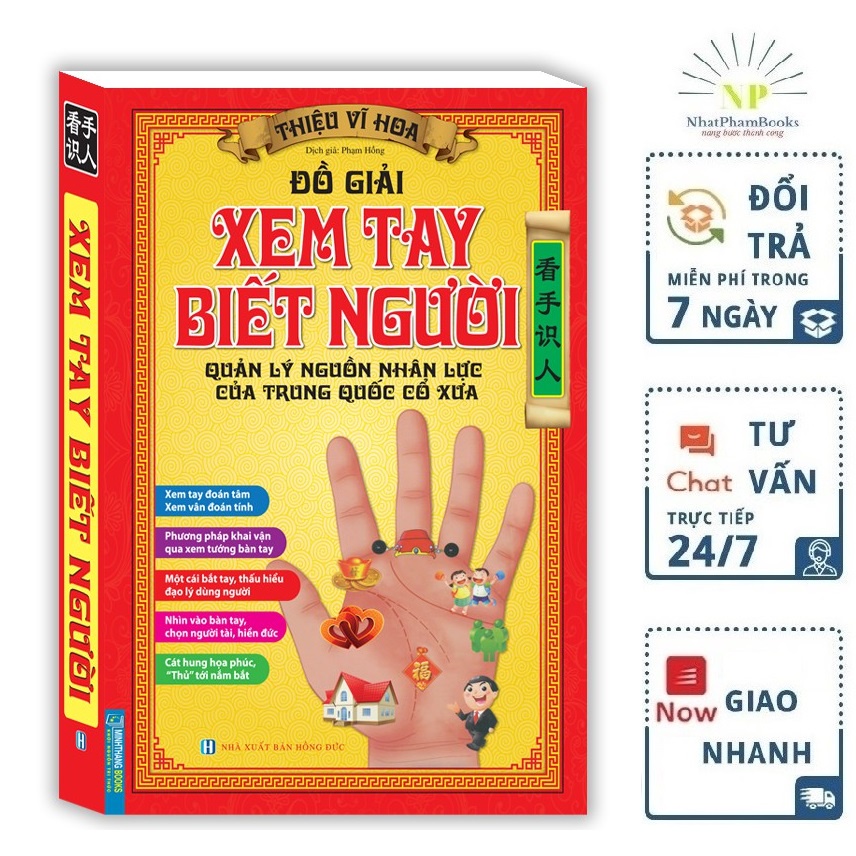 Sách - Đồ Giải Xem Tay Biết Người (Bìa Mềm) Tặng Bookmark