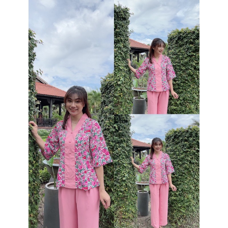 Đồ lam- Mẫu lụa bông