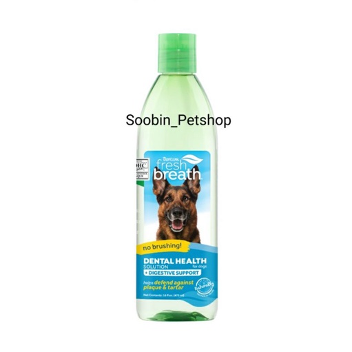 473ml - Nước vệ sinh răng miệng TropiClean đủ vị cho Chó Mèo đủ vị - TropiClean Fresh Breath Oral Care Water Additive