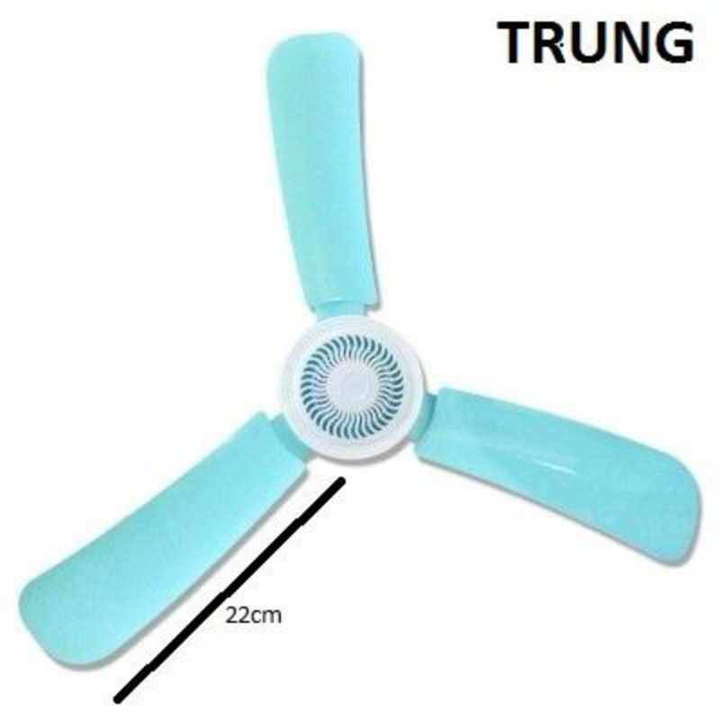 Quạt trần mini 3 cánh loại trung (cánh 22cm)