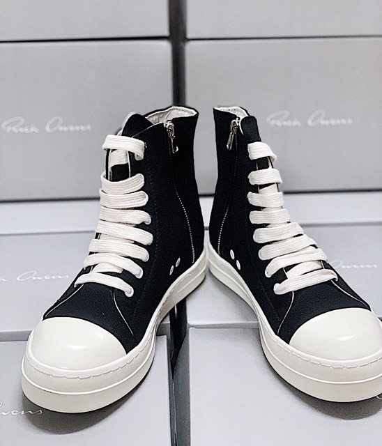 [Ảnh shop tự chụp] Giày Rick Owen cao cổ full box | BigBuy360 - bigbuy360.vn