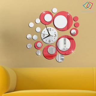 Đồng Hồ Dán Tường 3d Trang Trí Phòng Khách