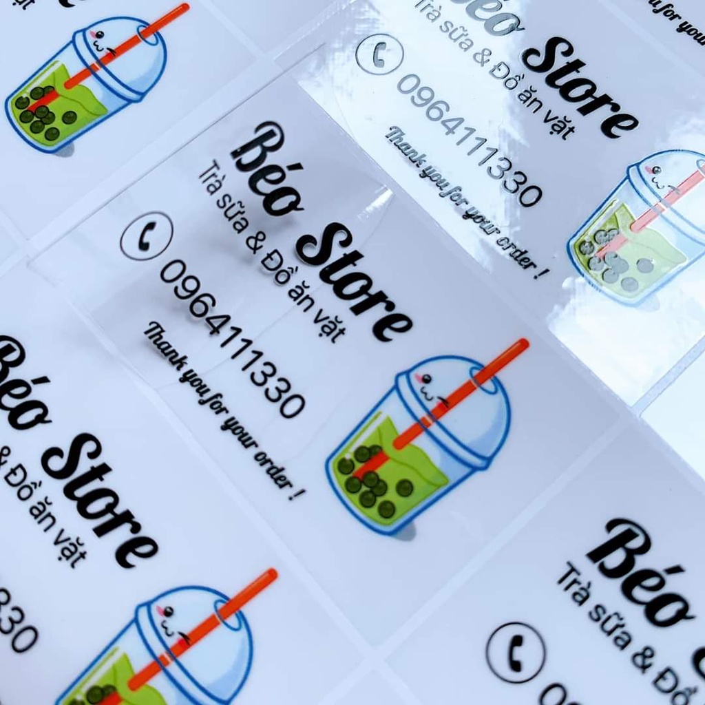 1000 Tem nhãn, Thiết kế theo yêu cầu