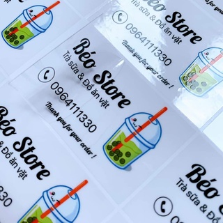 500 tem kích thước 2.5*4.5cm