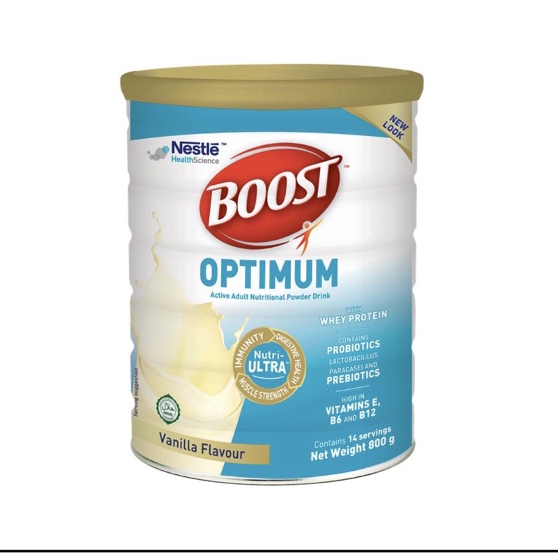 Sữa Nestlé Boost Optimum lon 800g chính hãng - Phục hồi và thúc đẩy dinh dưỡng