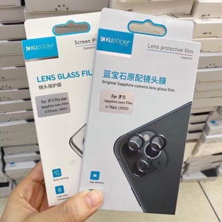 Miếng dán KuZooom bảo vệ mắt camera rời cho iPhone 11/ 11 Pro/ 11 Pro Max siêu đẹp tinh tế