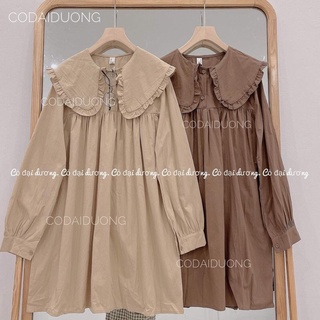 đầm babydoll cổ bèo