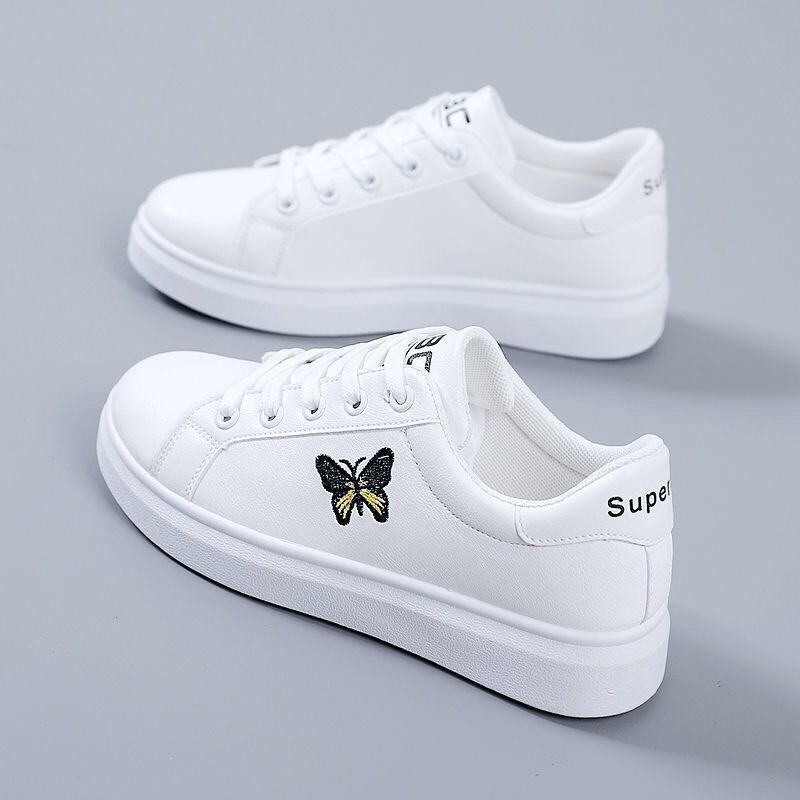 Giày Thể Thao Da Đế Mềm Thời Trang Mùa Xuân 2022 Cho Nữ