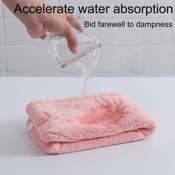 Khăn tắm trùm đầu bằng sợi nhỏ mềm mại thân thiện với da thích hợp cho nữ