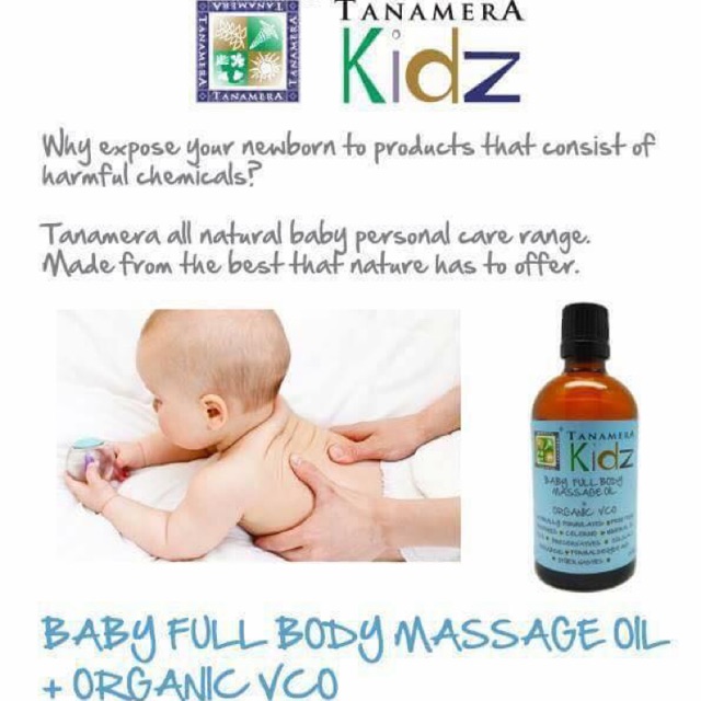 DẦU MASSAGE CHO BÉ TANAMERA