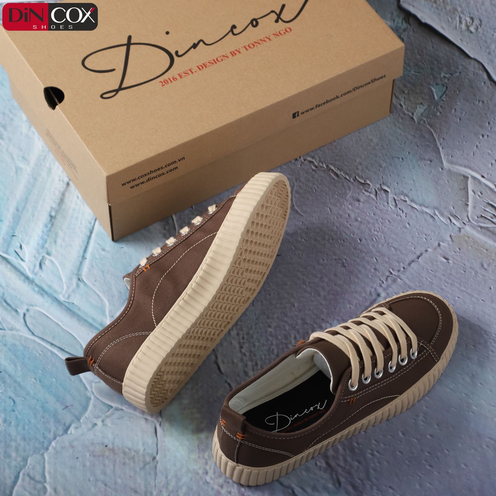 [COX] Giày Sneakers Dincox Nữ/Nam D27 CHOCOLATE CHÍNH HÃNG