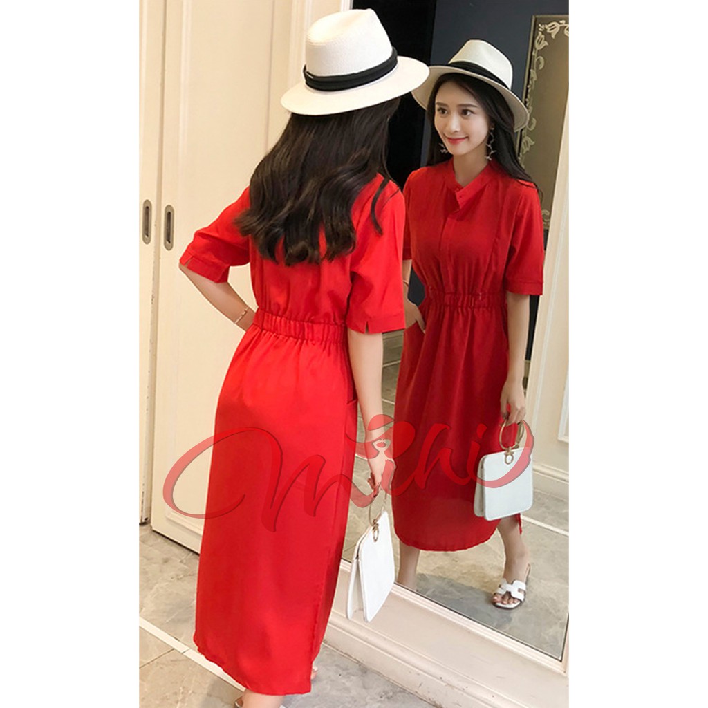Váy bầu công sở - Đầm dự tiệc sau sinh cho con bú ti - Thời trang mùa hè thiết kế đẹp giá rẻ Bigsize