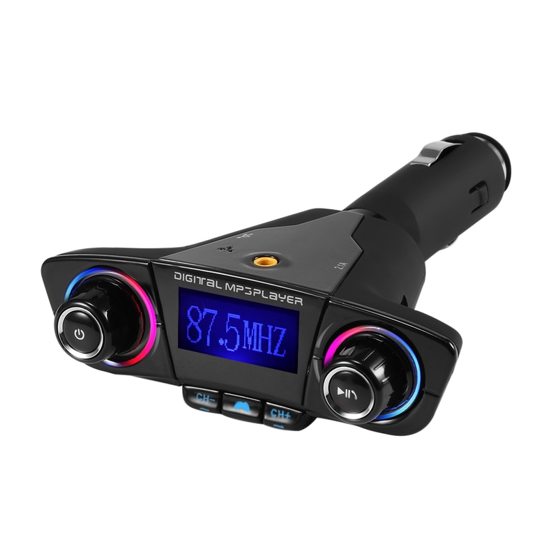 BT06 Màn hình LED Máy phát FM Bộ rảnh tay Bluetooth Xe hơi Âm thanh MP3 Máy nghe nhạc