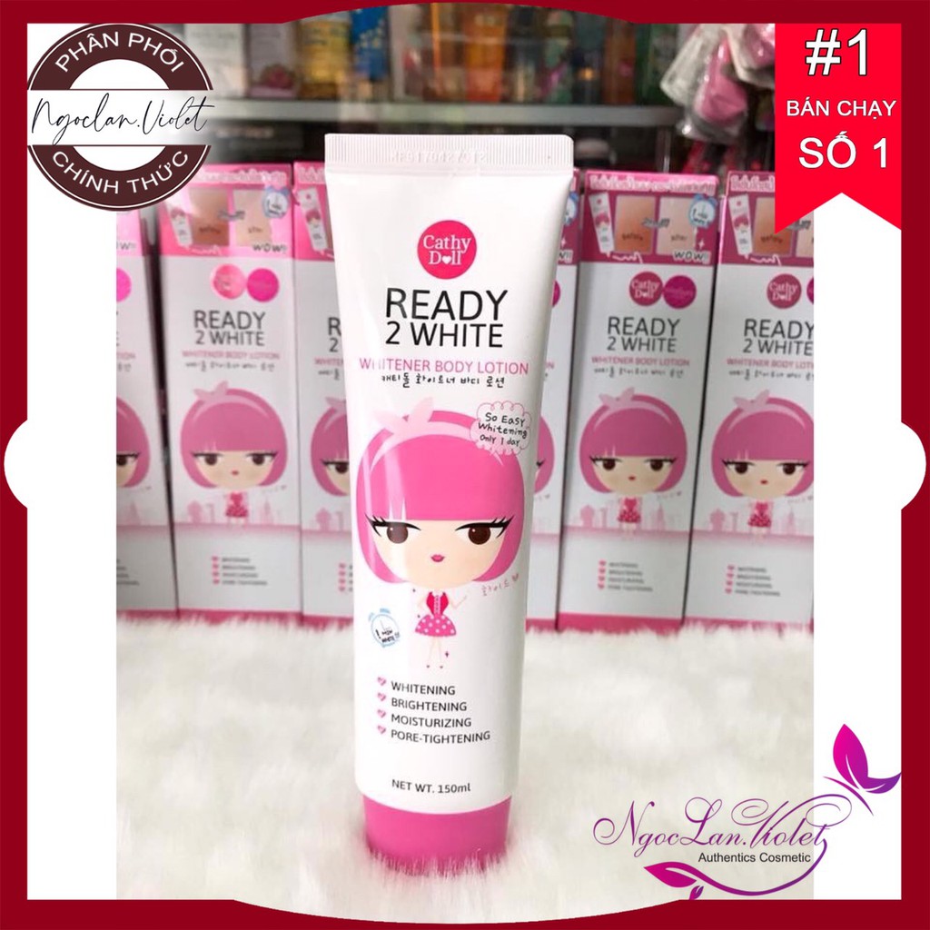 Sữa dưỡng thể trắng da Ready 2 White Whitener Body Lotion 150ml