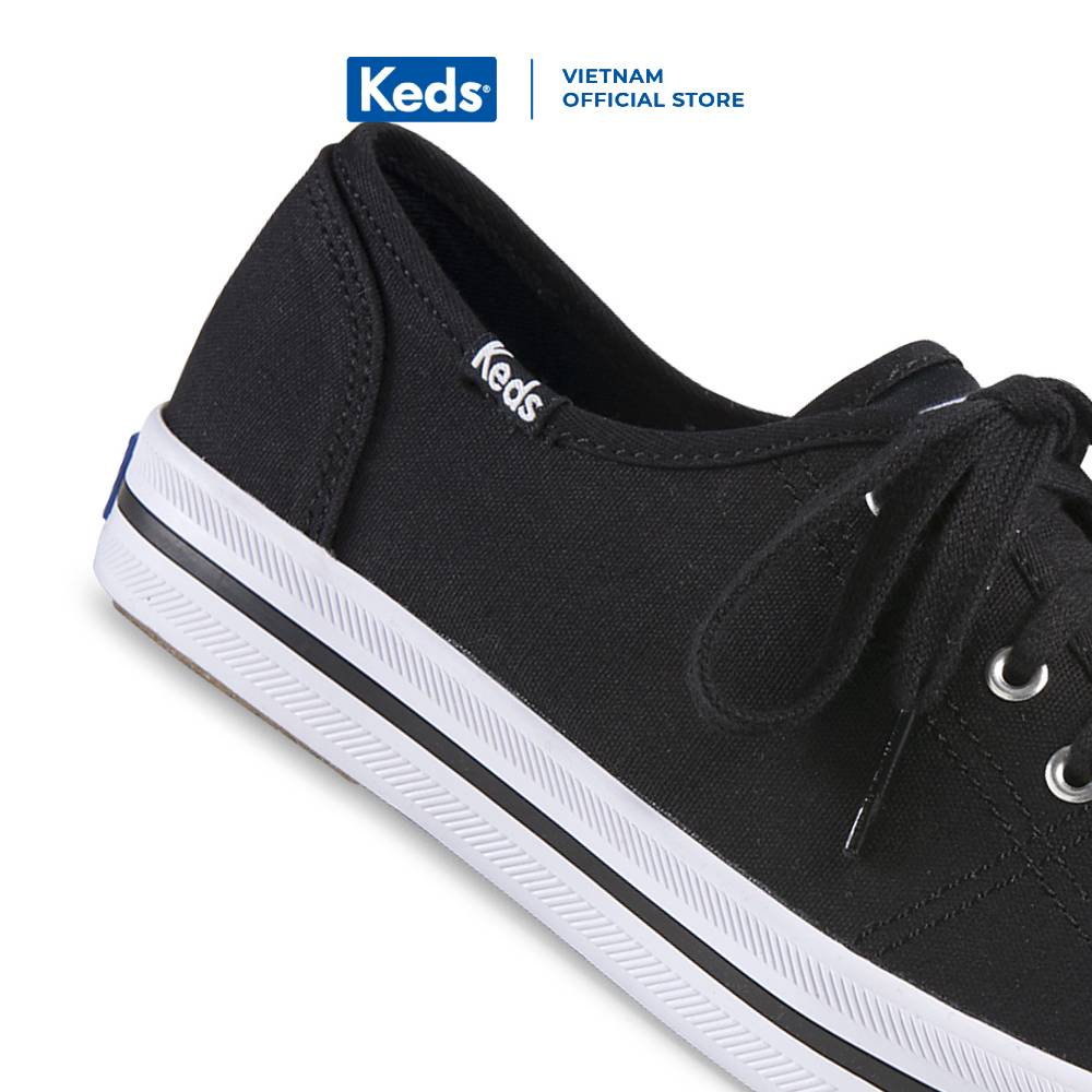 Giày Keds Nữ - Kickstart Seasonal Solid Black - KD054684
