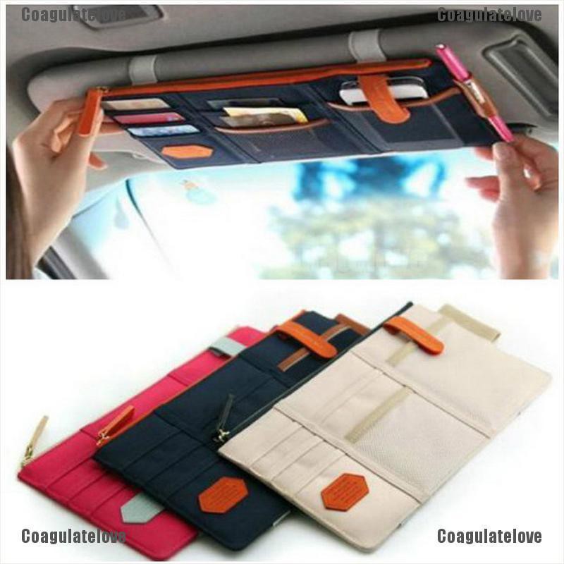 Túi Đựng Điện Thoại Gắn Tấm Che Nắng Xe Hơi Tiện Dụng