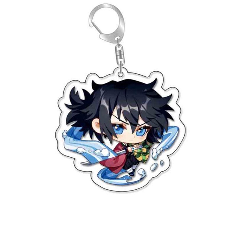 Ygt Móc Khóa Acrylic Họa Tiết Hoạt Hình Demon Slayer Kimetsu No Yaiba Tanjiro Kamado