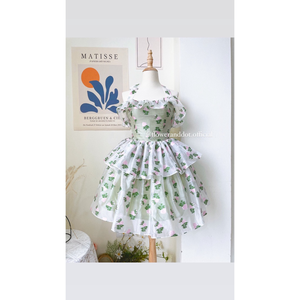 Alice Dress 3 tầng và 2 tầng - Đầm công chúa nhiều tầng dáng xòe, váy dự tiệc Flower & Dot