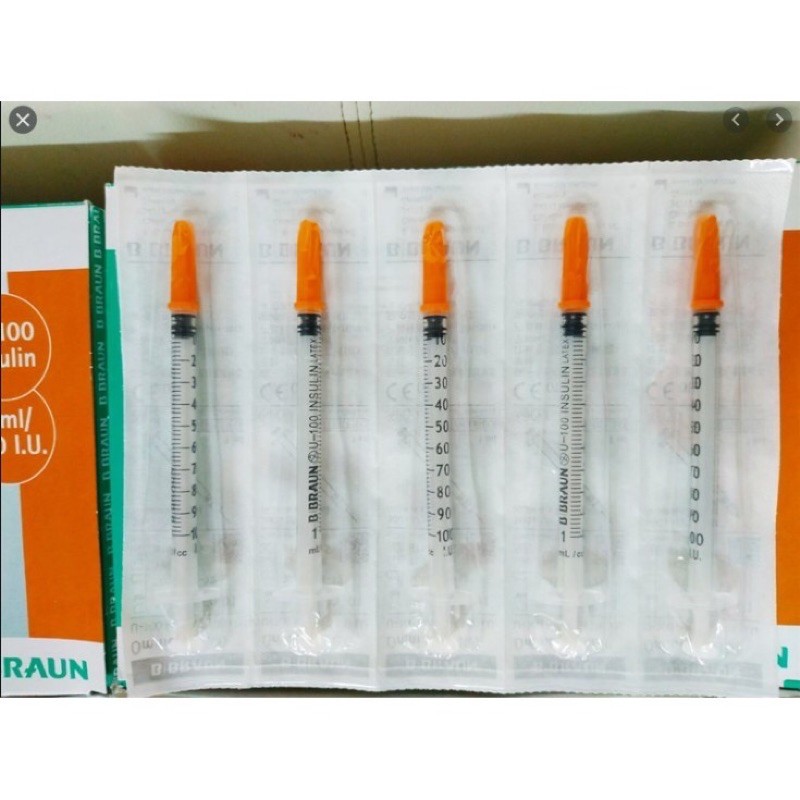 Bơm Kim Tiêm Tiểu Đường 1ml Insulin B.Braun