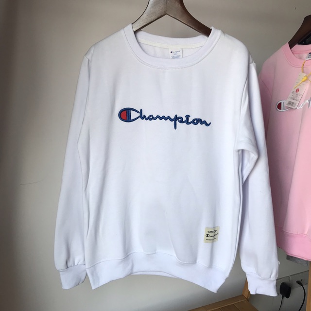 Sweater Champion thêu, áo nỉ Champion