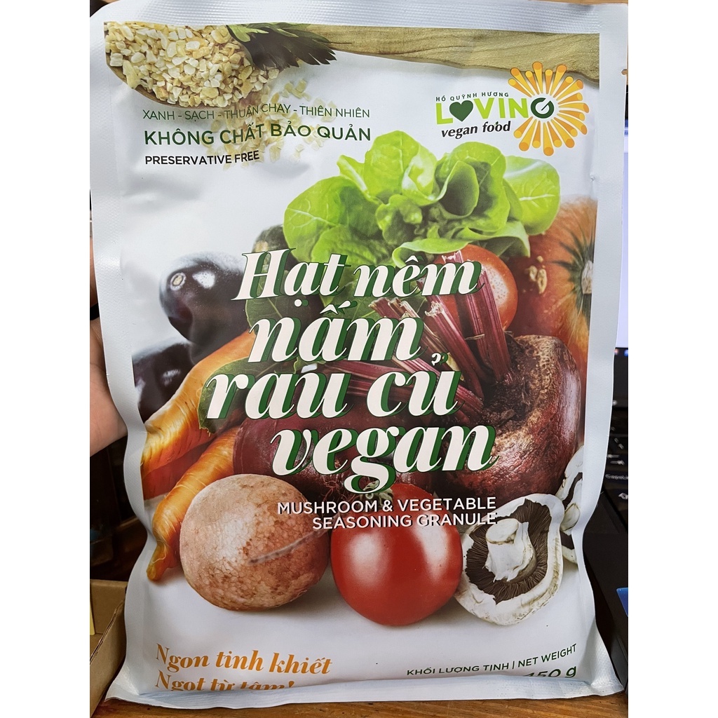 HẠT NÊM NẤM RAU CỦ VEGAN