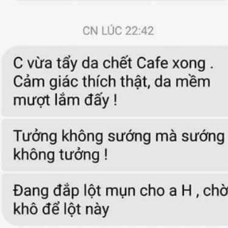 Tẩy Da Chết Cà Phê Dành Cho Mặt