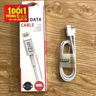 Dây sạc nhanh iphone, cáp sạc iphone 1m bảo hành 1 đổi 1